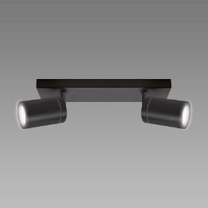 Paveikslėlis TENOR GU10 2L BLACK 04071 IP44 LS2 lempa