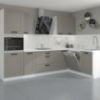 Virtuvės spintelė Luna melsvai pilka/balta 50ZL 1F BB paveikslėlis