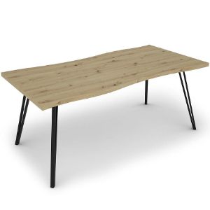 Paveikslėlis Rąstinis stalas TB 90x180 artisan/black