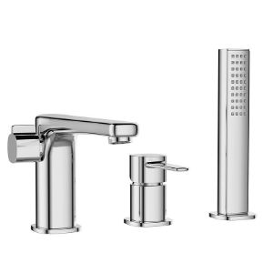 Paveikslėlis 3 angų vonios maišytuvas trendas chromas