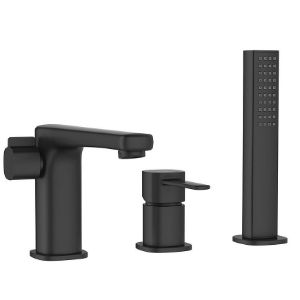 Paveikslėlis 3 angų vonios maišytuvas trendas juodas