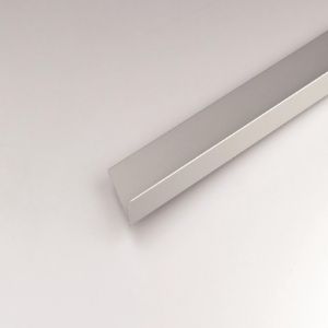 Paveikslėlis Aliuminio kampuočio strypas sidabrinis 20x10x1000