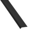 PVC lipnus kampinis strypas, matinės juodos spalvos 19,5x11,5x1000 paveikslėlis