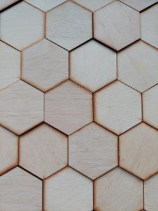 Paveikslėlis Panel Dekoracyjny Hexagon Dąb Jasny 