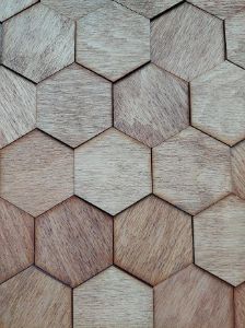 Paveikslėlis Panel Dekoracyjny Hexagon Mahoń 