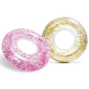 Paveikslėlis Pripučiamas ratas su blizgučiais 9+ 107 cm 56274NP