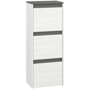 Batų spinta 125X50 HYGA05 sniego pušis paveikslėlis