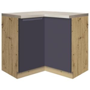 Virtuvės spintelė Glamour 16d Uni mėlyna lentyna paveikslėlis