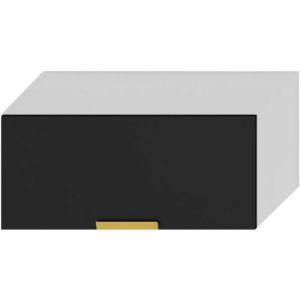 Virtuvės spintelė Denis w80okgr/560 juoda matinė/balta paveikslėlis