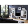 TV spintelė Joker 10 White/Graphite/Grey/Oak Lefkas paveikslėlis