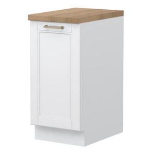 Virtuvės spintelė Tara R-40-1k/4 Baltas kilimėlis paveikslėlis