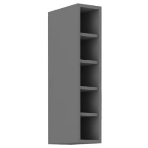 Virtuvės spintelė SCANDI/AVA/NESSA antracitas 15g-72 skylės paveikslėlis