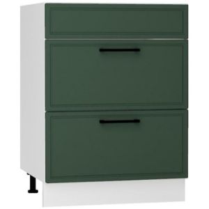 Virtuvės spintelė Emily D60PC S/2 ZASL žalia matinė paveikslėlis