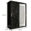 Spintelė Marble T2 150 Black/Marble Black paveikslėlis