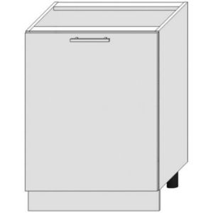 Virtuvės spintelė Bono D60 Pl Balta Aliaska/balta paveikslėlis