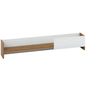 Półka 138 Dallas 13 Orzech/Biały Połysk/Biały paveikslėlis