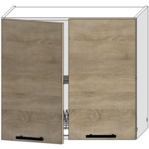 Virtuvės spintelė Bono W80su Alu ąžuolas Sonoma/balta paveikslėlis