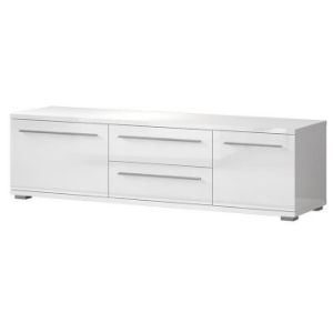 TV spintelė Piano TV165-2K2F/PN-70/KA/70 lakuota krištolo balta paveikslėlis