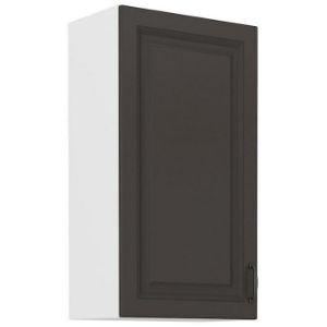 Virtuvės spintelė STILO grafito matinis/baltas 50g-90 1f paveikslėlis