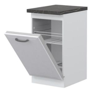 Virtuvės fasadas Evia k45/4 perlamutrinis pilkas matinis paveikslėlis