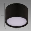 Plafonas rolen LED 7W BLACK 03780 paveikslėlis