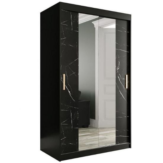 Spintelė Marble T1 120 Black/Marble Black paveikslėlis