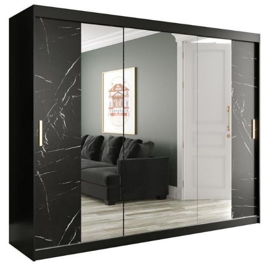 Spintelė Marble T2 250 Black/Marble Black paveikslėlis