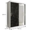 Spinta Marble T2 150 White/Marble Black paveikslėlis