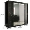 Spintelė Marble T1 200 Black/Marble Black paveikslėlis