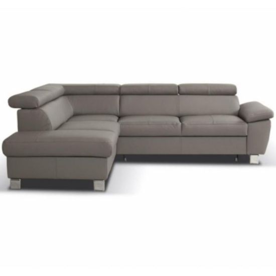 Kampinė sofa su miego funkcija Lugano OTM/BK-2F MIX-Madras 516 kairės paveikslėlis