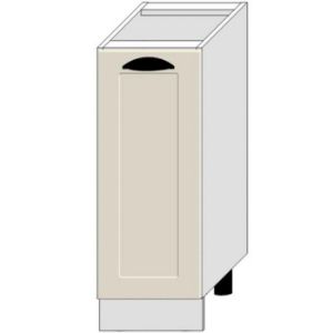 Virtuvės spintelė Adele D30 Cargo + kavos krepšelis Kilimėlis/baltas paveikslėlis