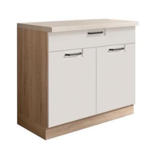 Favorit 7D virtuvės spintelė Sonoma/balta paveikslėlis