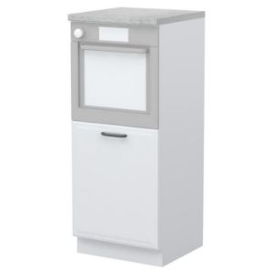 Virtuvės spintelė Evia k14-60-1kr/4 perlamutrinis pilkas kilimėlis paveikslėlis