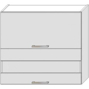 Virtuvės spintelė Bono W80grf/2 Sd White Alaska/White paveikslėlis