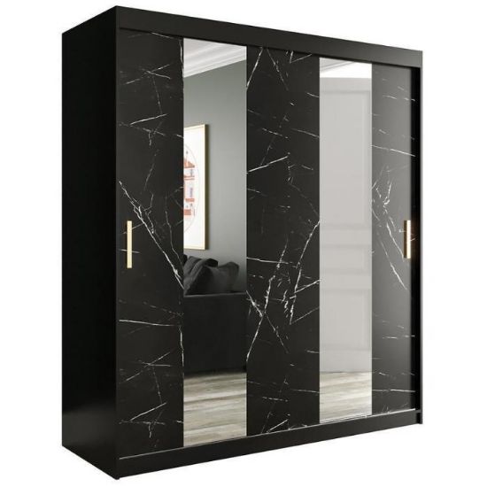 Spinta Marble Pole 180 Black/Marble Black paveikslėlis