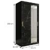 Spintelė Marble T2 100 Black/Marble Black paveikslėlis