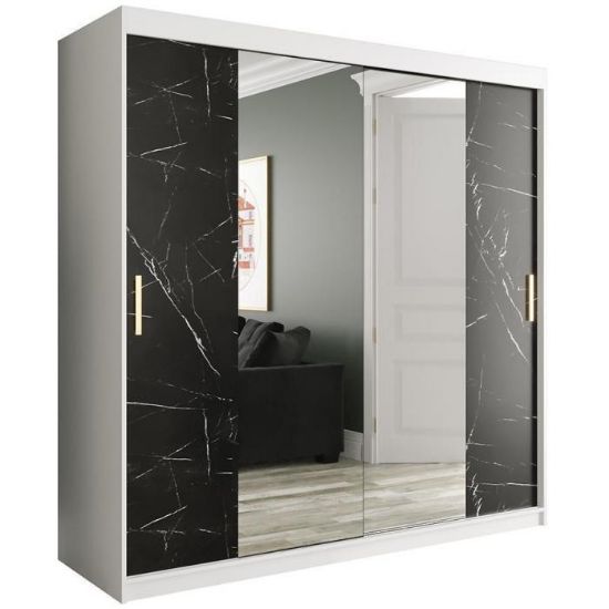 Spinta Marble T1 200 White/Marble Black paveikslėlis