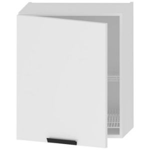 Virtuvės spintelė Denis w60su alu balta satino matinė/balta paveikslėlis