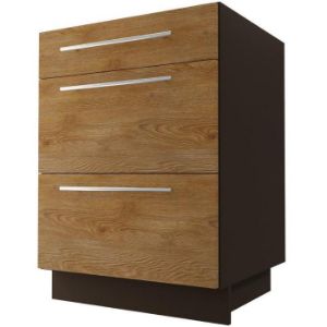 Virtuvės spintelė Malmo Permbroke D3M/60 korpusas lava paveikslėlis