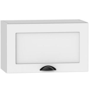 Virtuvės spintelė Adele W60okgr balta žirnių/balta paveikslėlis