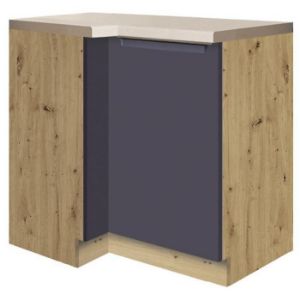 Virtuvės spintelė Glamour14d Right Blue paveikslėlis