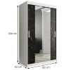 Spinta Marble T1 120 White/Marble Black paveikslėlis