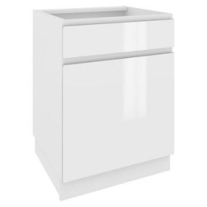 Campari virtuvinė spintelė DS6/1 baltas blizgesys BB paveikslėlis