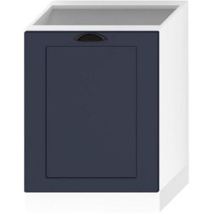 Virtuvės spintelė Adele D60 Pl Navy Blue/White paveikslėlis