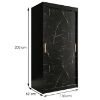 Spintelė Marble T 100 Black/Marble Black paveikslėlis