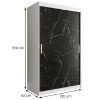 Spinta Marble T 120 White/Marble Black paveikslėlis