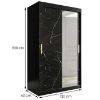 Spintelė Marble T2 120 Black/Marble Black paveikslėlis