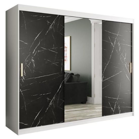 Spinta Marble T1 250 White/Marble Black paveikslėlis