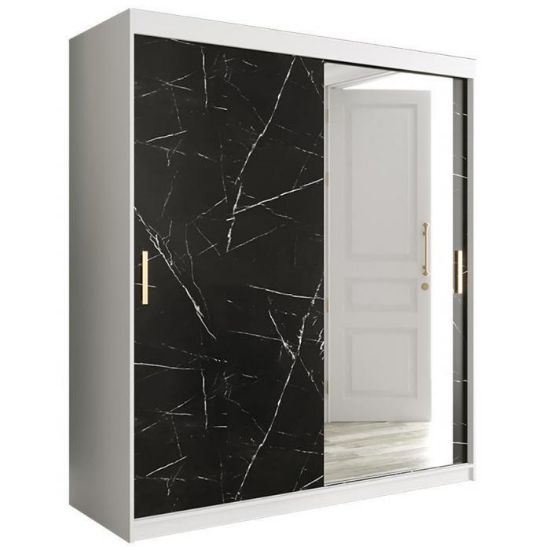 Spinta Marble T2 180 White/Marble Black paveikslėlis