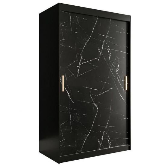 Spintelė Marble T 120 Black/Marble Black paveikslėlis